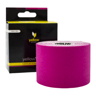 Rožinės spalvos kinezioteipas YellowTape