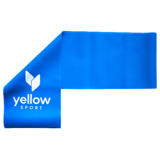 Mėlynos spalvos treniruočių guma YellowFlat