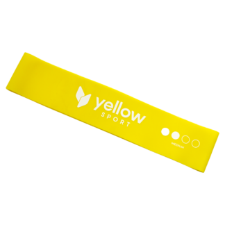 Geltonos spalvos treniruočių guma-kilpa YellowLoop