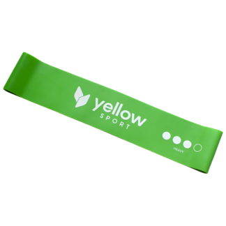 Žalios spalvos treniruočių guma-kilpa YellowLoop